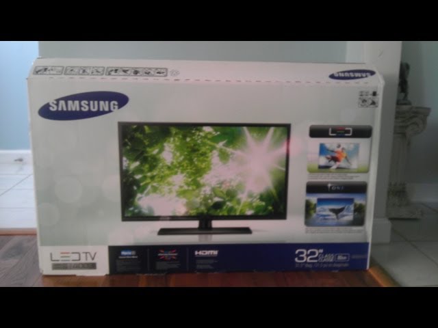 >> Samsung  32” Class 720p LED HDTV UN32EH4003 (UnBoxing) <<