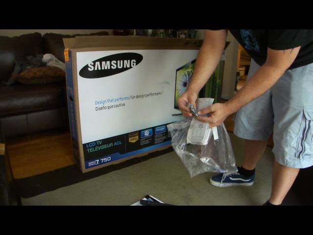 >> Samsung LN46C750 46-Inch 1080p 3D LCD HDTV Review (unboxing) <<