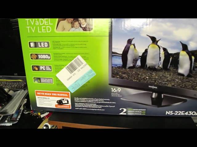 >> Insignia 22 1080p LED-LCD HDTV Unboxing!!!! <<