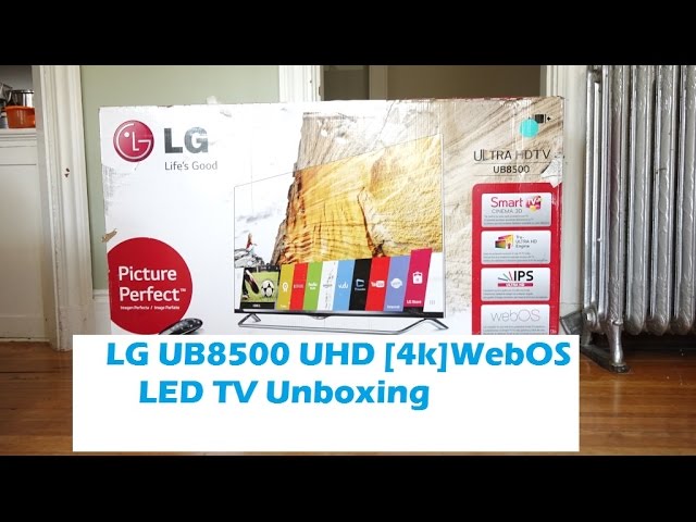 >> LG 55 inch UHD WebOS LEDTV [55UB8500]: Unboxing & First Setup <<