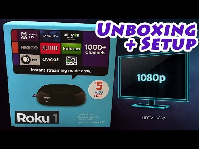 >> Roku 1 FULL 1080p HD Streaming Device – Unboxing & Setup 2710X <<