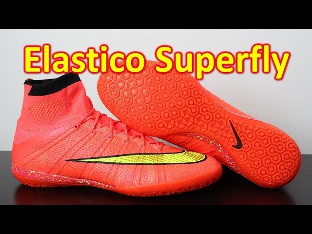 >> Nike Elastico Superfly 4 IC Indoor/Futsal Hyper Punch/Volt – Unboxing + On Feet <<