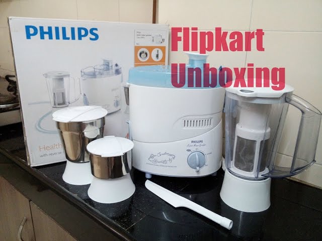 >> Philips HL1632 500 Juicer Mixer Grinder UNBOXING…flipkart Purchase | Indian consumer <<