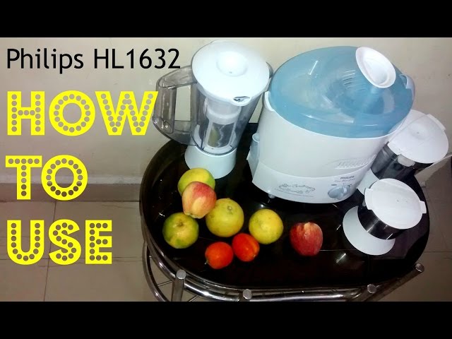 >> Philips HL1632 500 Juicer Mixer Grinder How to use video / Review | Indian Consumer <<