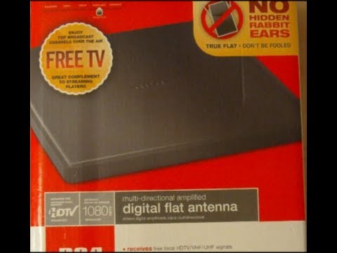 >> RCA ANT1450BR Indoor Digital Flat HDTV Amplified Antenna – Unboxing & Review – Part 1 <<