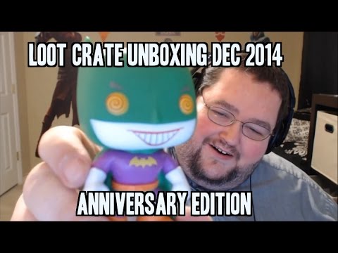 >> LootCrate Unboxing – Anniversary Crate December 2014! <<