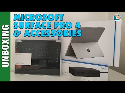 >> Microsoft Surface Pro 4 & Keyboard & Surface Dock Unboxing & First Look <<