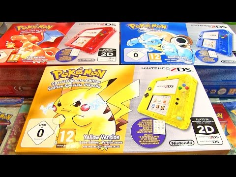 >> UNBOXING Nouvelle Consoles Nintendo 2DS POKEMON ! Pikachu, Dracaufeu et Tortank ! <<