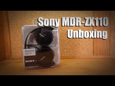 >> Sony MDR-ZX110 Headphones – Unboxing <<
