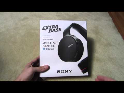 >> Sony Extra Bass Over-the-Ear Bluetooth Headphones Unboxing <<