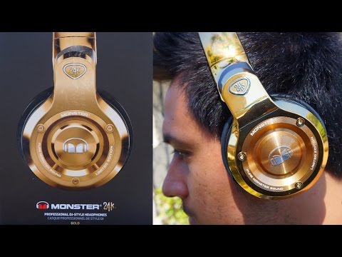 >> Monster 24K Gold Headphones Unboxing & First Look! <<