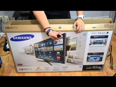 >> UNBOXING Samsung 40Inch 1080p Slim LED Smart HDTV <<