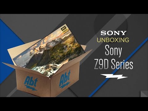 >> Unboxing: Sony Z9D Series 4K HDR With Android TV Smart HDTV – XBR-65Z9D <<