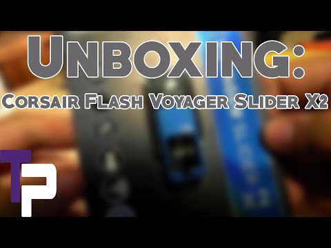 >> UNBOXING: Corsair Flash Voyager Slider X2 <<