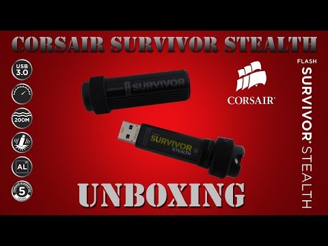 >> WORLDS STRONGEST USB?! – Corsair Survivor Stealth USB Unboxing <<