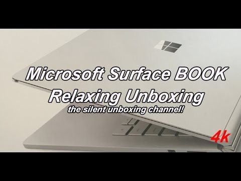 >> Microsoft Surface Book ASMR Silent Unboxing UHD 4k <<