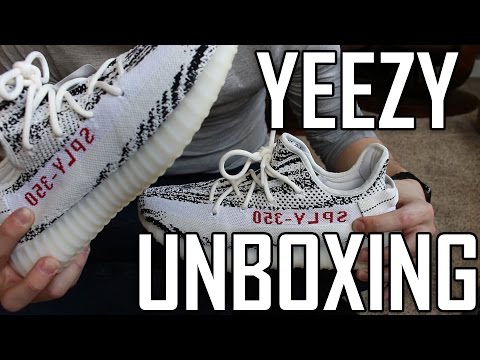 >> UNBOXING $2500 YEEZY 350 BOOST ZEBRA SHOES || Black, White, and Red LIMITED EDITION YEEZYS <<