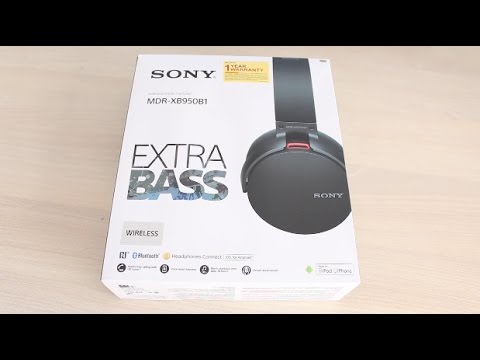 >> Sony MDR-XB950B1 Extra Bass Headphones Unboxing & Hands on <<