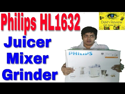 >> Philips HL1632 500 Juicer Mixer Grinder Unboxing, How to Use & Review Video In Hindi By Dekh Review <<