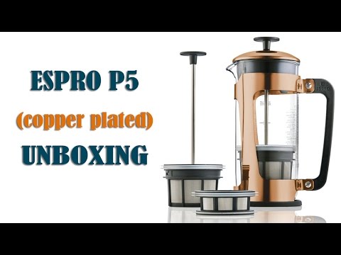 >> Unboxing Espro P5 Copper, Glass French Press Coffee Maker <<