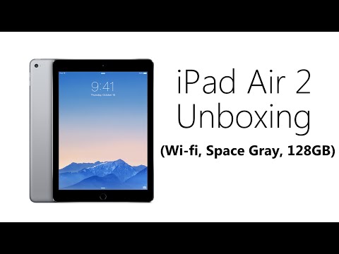 >> iPad Air 2 Unboxing & Setup (Wifi, Space Gray, 128GB) <<