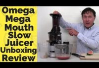 Omega Mega Mouth Vertical Slow Juicer MMV700 Unboxing Review