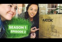 >> UNBOXING & REVIEW OF THE AICOK JUICER | JUICING WHEATGRASS <<