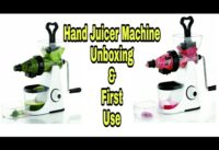 >> Hand Juicer Machine Unboxing & First Use.. <<