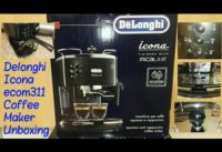 >> Delonghi Icona ECOM311 Espresso & Cappuccino Coffee Maker Unboxing. <<