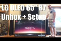 >> LG OLED 65 B7 4K HDTV Unboxing and Setup – Stunning Picture! <<