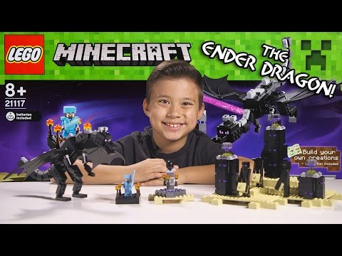 LEGO MINECRAFT - Set 21117 THE ENDER DRAGON - Unboxing, Review, Time-Lapse Build