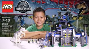 INDOMINUS REX BREAKOUT – LEGO Jurassic World Set 75919 – Time-lapse Build,  Unboxing & Review!