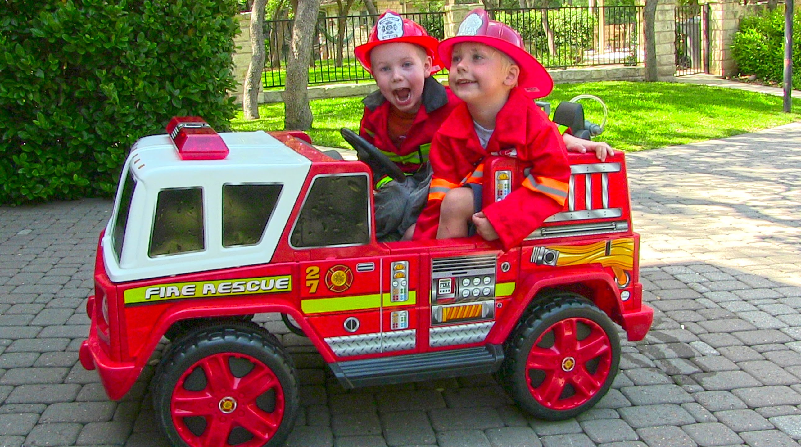 fire engine ride on car