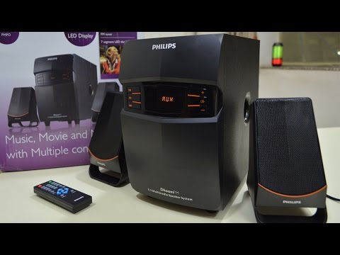 Philips 2.1 Speakers MMS 2550f/94 UNBOXING & REVIEW