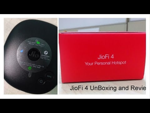 Reliance JioFi 4 Jio 4G Wirless Router & Hotspot Unboxing & Review !!
