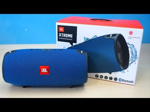 JBL XTREME Speaker Unboxing, Set-Up & Sound Test!