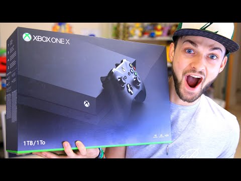 Xbox One X UNBOXING + GAMEPLAY! ? (New BEST Console?)