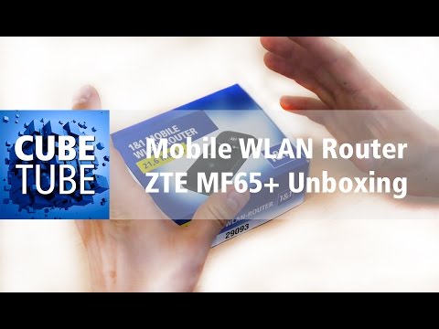 Mobile WLAN Router ZTE MF65+ Unboxing