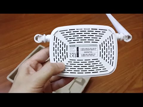 Tenda 301n Wireless Router unboxing and first time WIFI setup