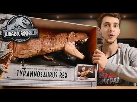 SUPER COLOSSAL T.REX! BEST T.REX YET?! - Mattel Review and Unboxing