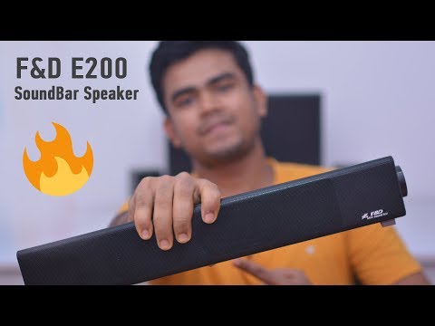 F&D E200 Soundbar Speaker Unboxing & Review | Best Budget Speaker 🔥