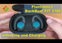 Plantronics BackBeat FIT 3100 Wireless Earbuds – Unboxing and Charging