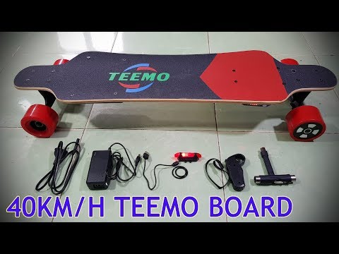 40Km/h TEEMO BOARD Unboxing Review - The best and cheapest Electric Skateboard