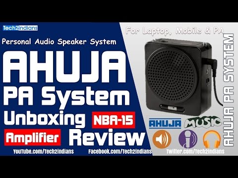 AHUJA-NBA15 Personal Audio Speakers | Unboxing & Review
