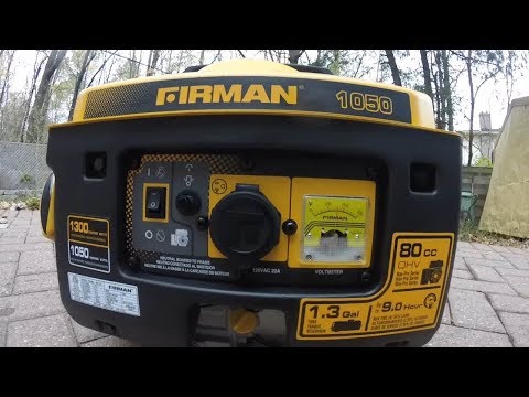 Unboxing a FIRMAN 1300/1050 Watt Portable Generator