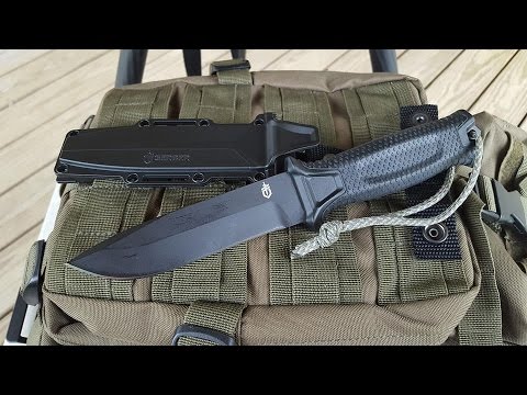Gerber Strongarm Fixed Blade Hunting Camping Knife Unboxing and Review