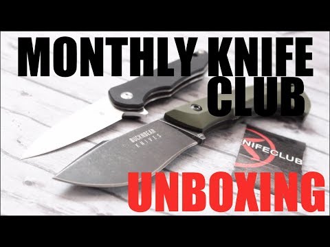 UNBOXING 2 New Knives -- Monthly Knife Club