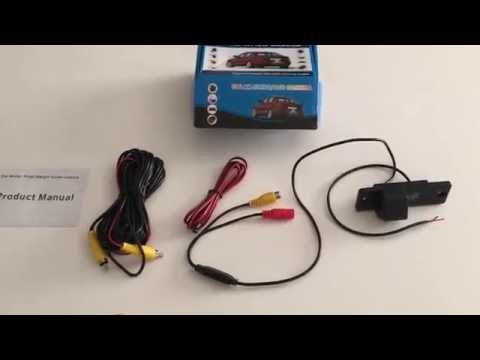 Toyota License Light Backup Camera Unboxing Factory Look-a-like