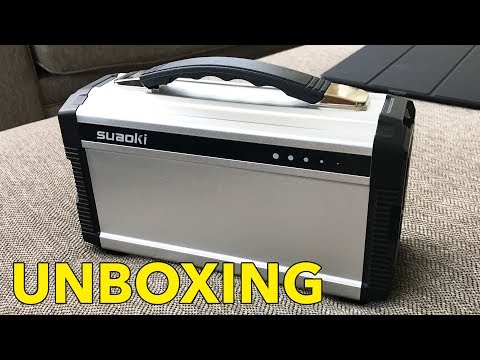 VLOG: Awesome Suaoki Solar Powered Portable Generator Unboxing and Review!