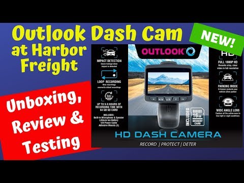 Outlook 1080P HD Dash Cam Unboxing & Review